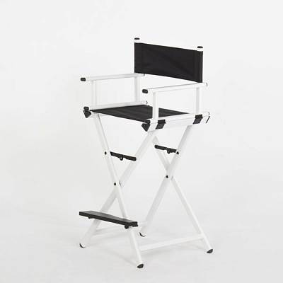 Кресло для визажиста VZ-02, белый каркас